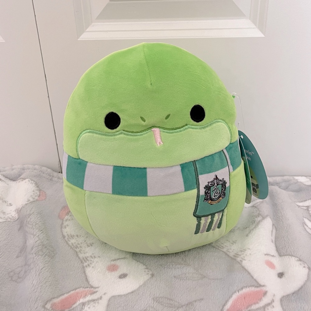 Squishmallow Harry Potter 8 inch Green Slytherin Snake
